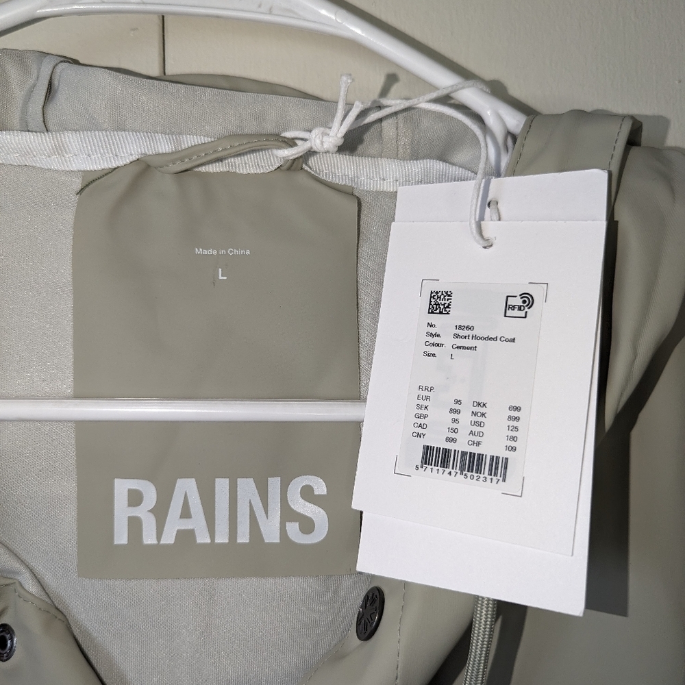 Unisex Cement Rains Jacket - Picture 6 of 9